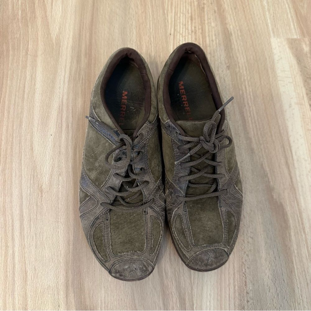 Merrell Aria Brown Lace Up Shoes